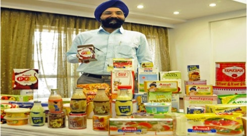 amul consumer packs exports