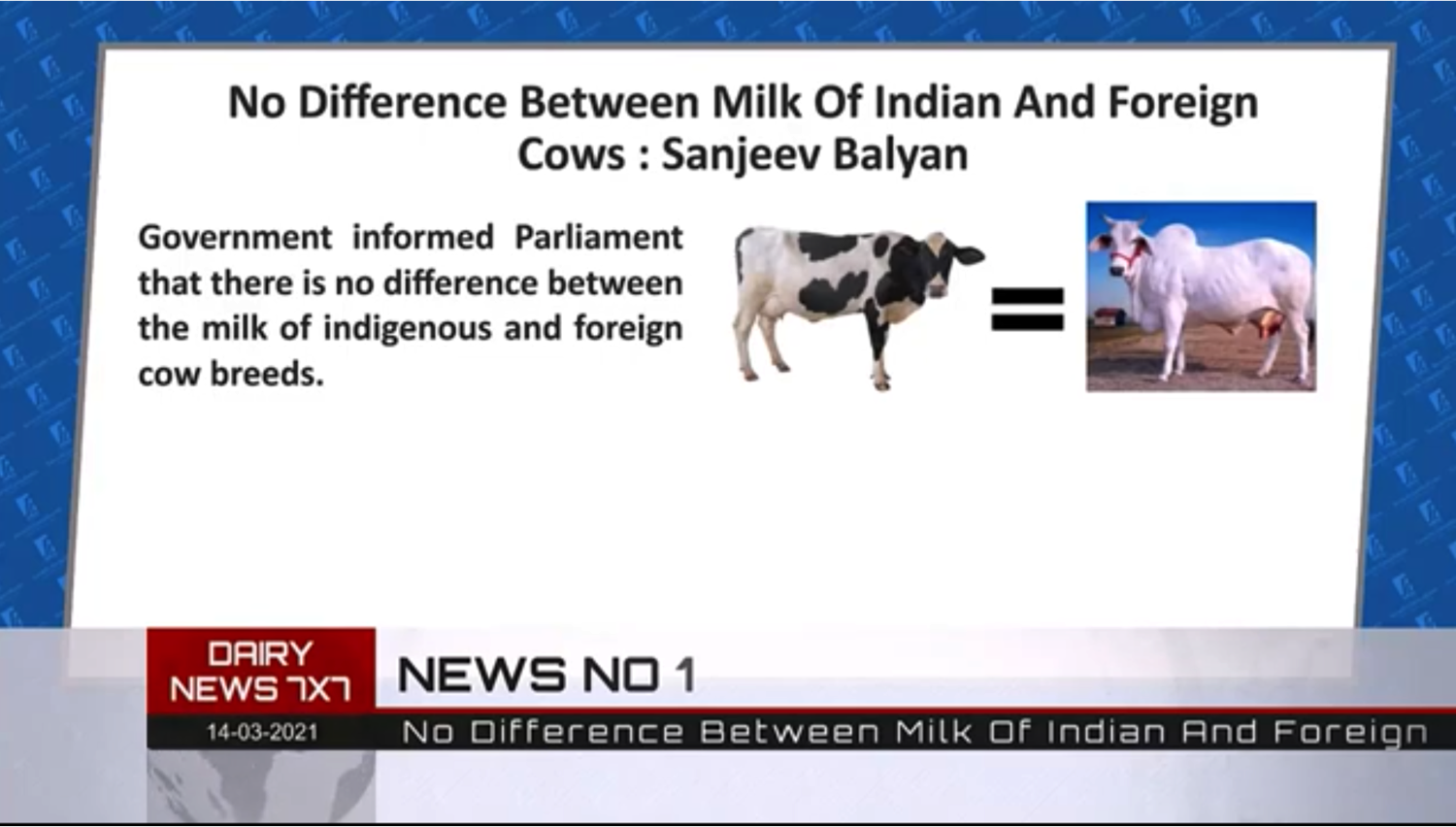 desi cow milk quals foreign cow milk