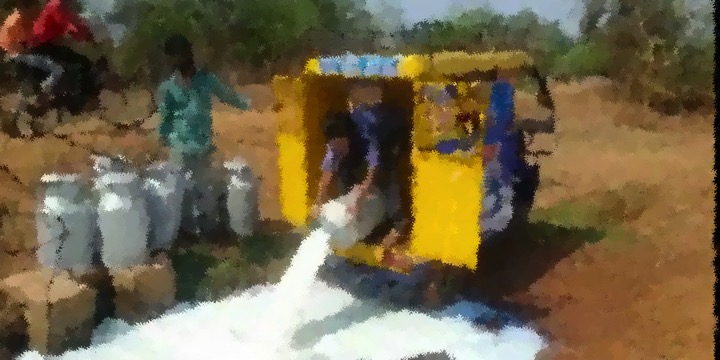 Chattisgarh milk drained