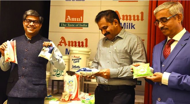 amul launch milk and curd in andhra dairynews7x7