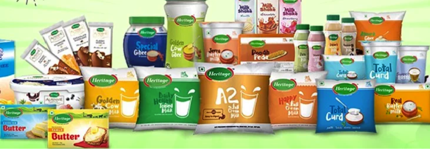 heritage foods value added dairy product mix dairynews7x7