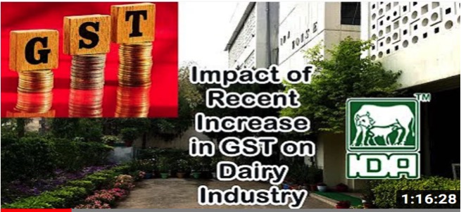 Impact of gst on dairy industry IDA dairynews7x7