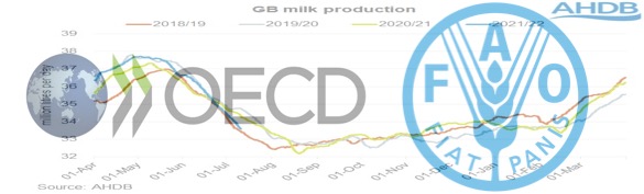 oecd fao milk production report ahdb dairynews7x7