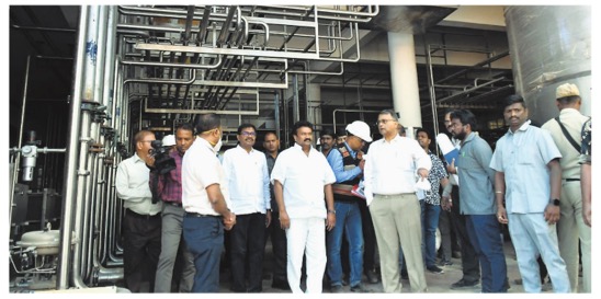 talsani visit Vijaya dairy telangana plant dairynews7x7