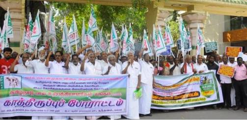 tamilnadu dairy farmer protest againt low milk price dairynews7x7