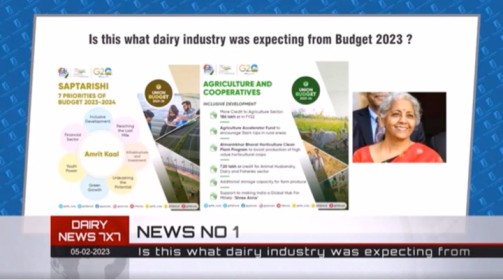 Funding dairy infra ingnored in Budget 2023 dairynews7x7