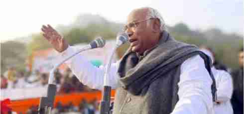 kharge blames bjp for milk price rise dairynews7x7