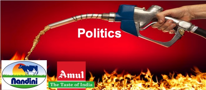 poitics fueling amul nandini war dairynews7x7