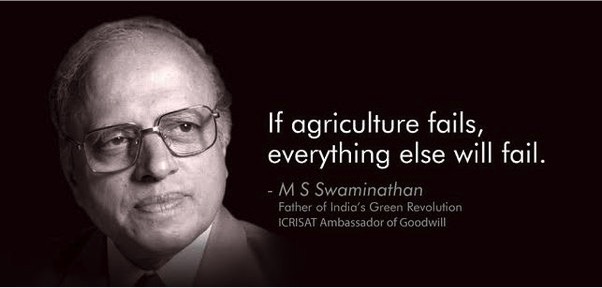 who is a farmer ?M S Swaminathan dairynews7x7