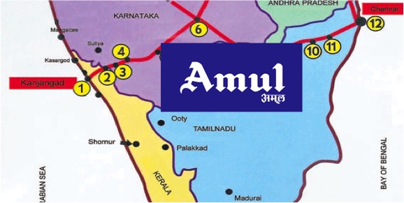 amul in tamilnadu and karnataka dairynews7x7