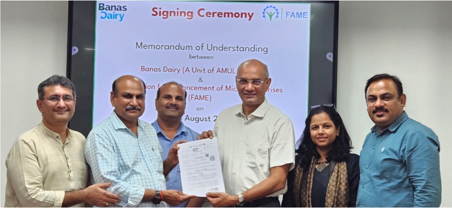 fame signing MOU with banas dairynews7x7