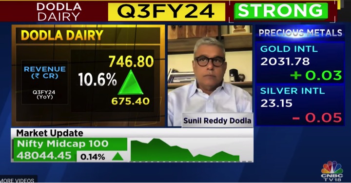 dodla dairy growth in Q3FY24 dairynews7x7